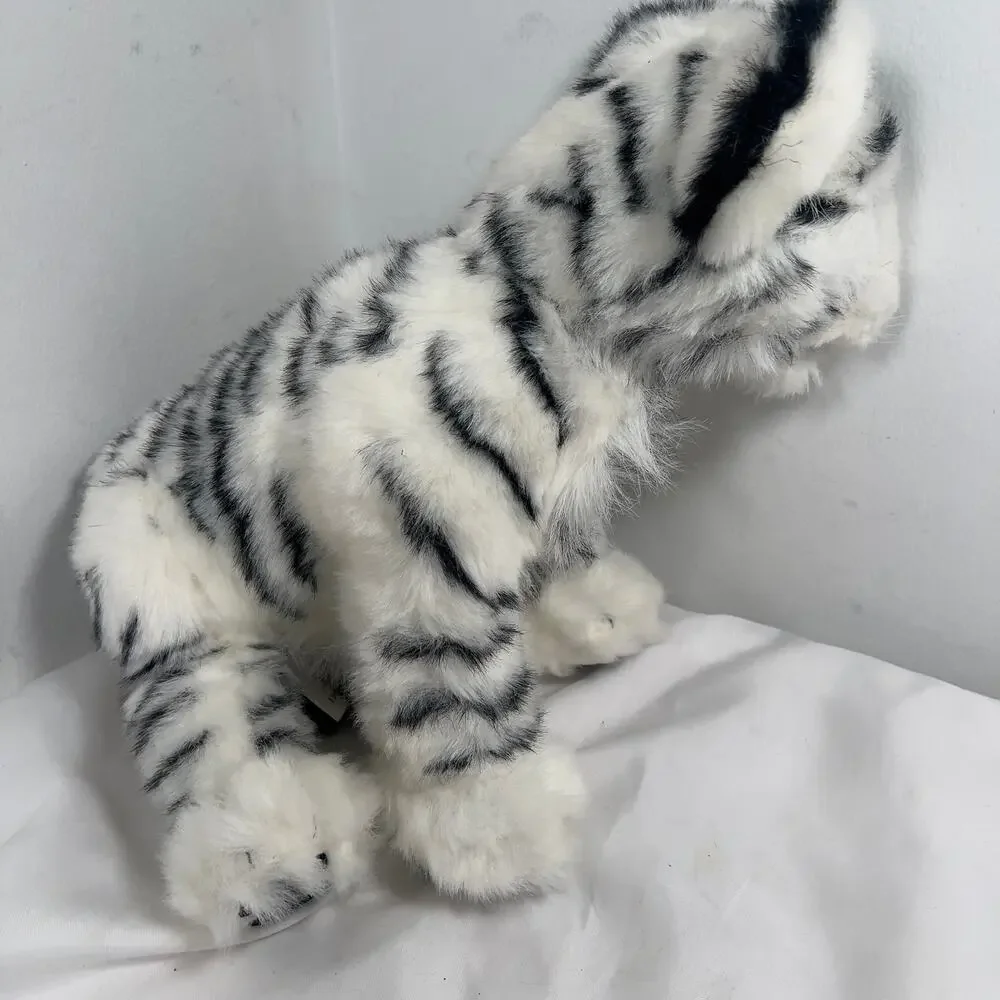 WowWee Alive Interactive White Tiger Cub Plush Toy 2007 Realistic Makes Sounds